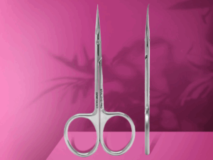 Ciseaux professionnels avec le crochet à cuticules pour gaucher EXPERT 13 TYPE 3